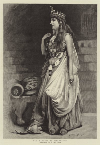 Mrs. Langtry als Cleopatra von Lance Calkin